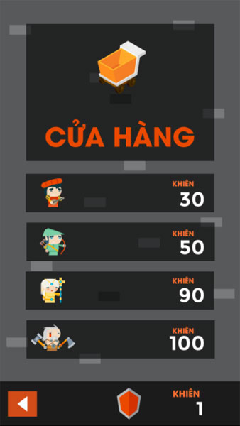 Mua nhân vật trong Thám hiểm ngục tối