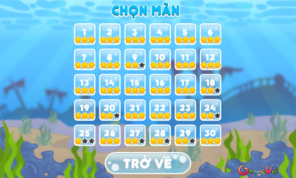 Chọn màn Giải cứu sinh vật biển