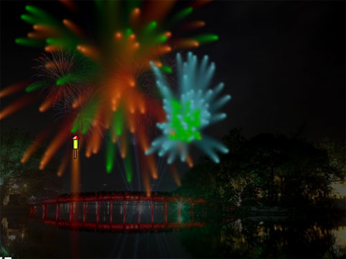 Pháo hoa giao thừa