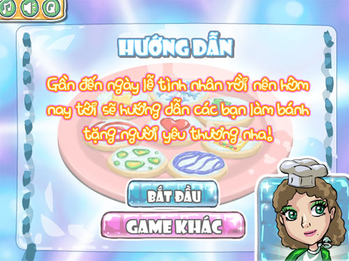 Làm bánh Valentine