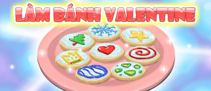 Làm bánh Valentine
