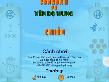 Songoku vs Xên Bọ Hung