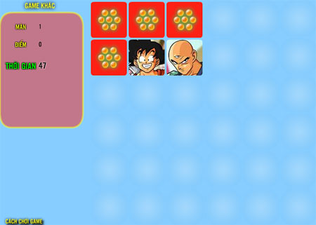 Dragon Ball tìm cặp hình