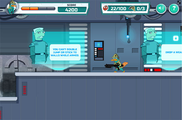 Anh chàng thú mỏ vịt Perry dũng cảm