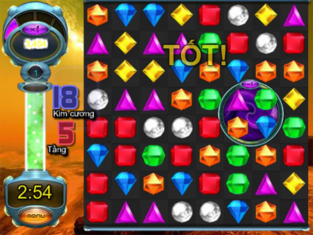 Xếp hình kim cương 2