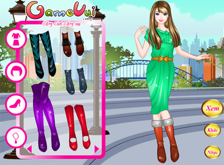 Bốt xinh dạo phố