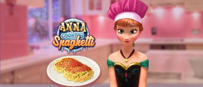 Anna làm mỳ Ý