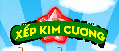 Xếp kim cương online