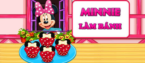 Minnie làm bánh