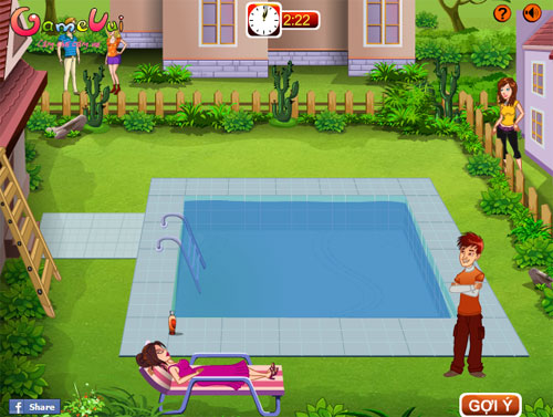 Chọc phá cô hàng xóm