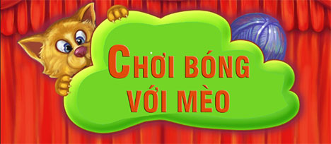 Chơi bóng với mèo