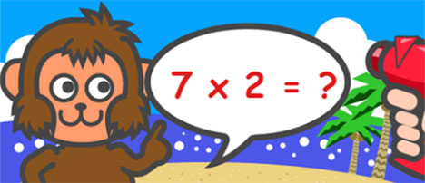 Khỉ con làm toán