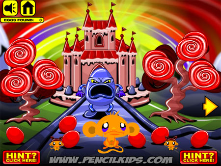 Chú khỉ buồn tìm trứng