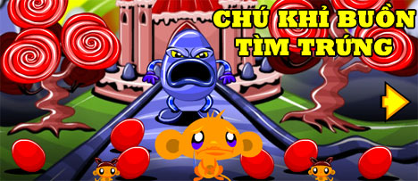 Chú khỉ buồn tìm trứng