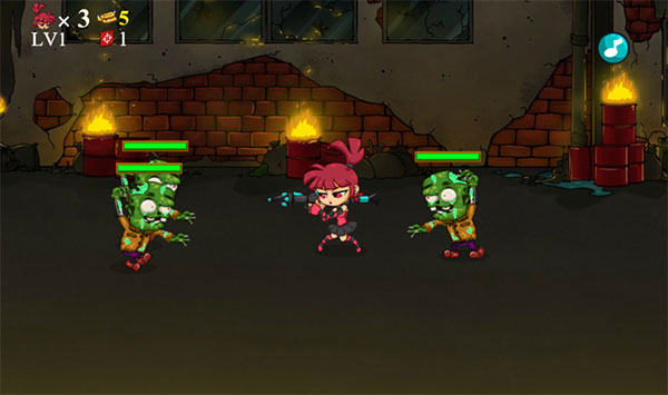 Game Người đẹp diệt Zombie 2 - Zombies Eat My Stocking - Game Vui