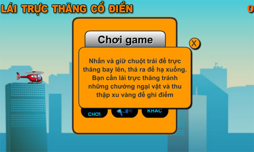 Lái trực 
thăng cổ điển