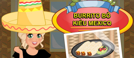 Burrito bò kiểu Mexico