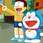 Doremon gắp đồ chơi