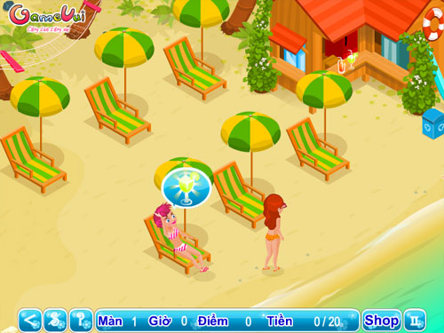 Quán giải khát bãi biển