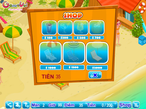 Quán giải khát bãi biển