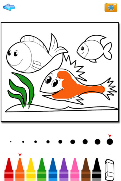 Trò chơi em bé Tập tô màu 2