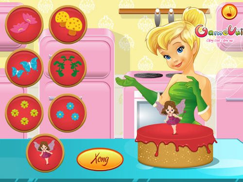 TinkerBell làm bánh
