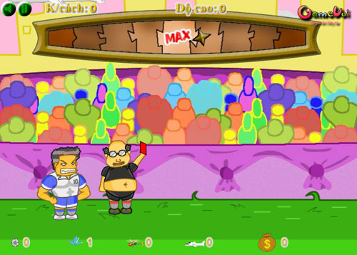 Sút bay trọng tài