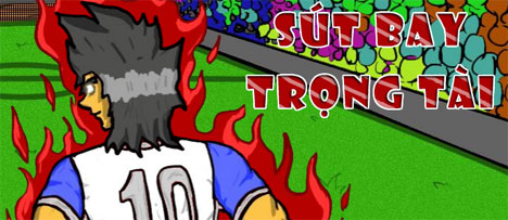 Sút bay trọng tài