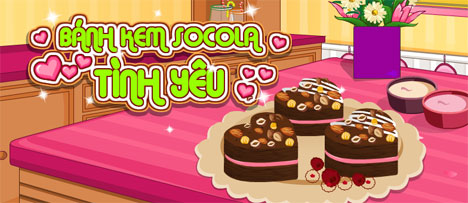 Bánh kem socola tình yêu