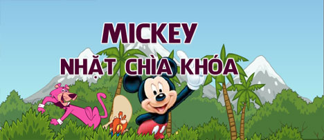 Mickey nhặt chìa khóa