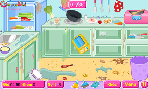 Dọn dẹp bếp nhà hàng