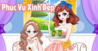 Cô phục vụ xinh đẹp