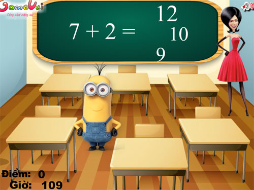 Minion kiểm tra kiến thức