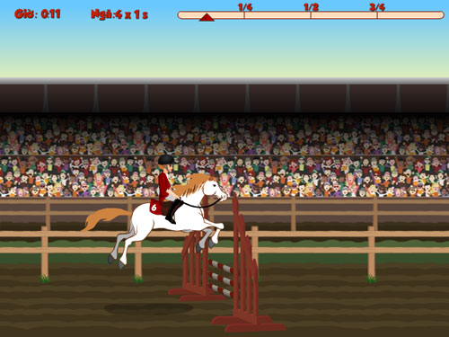 Cưỡi ngựa vượt rào