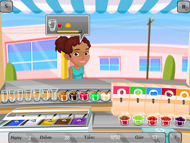 Tiệm sữa lắc GameVui