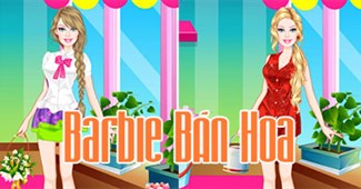 Barbie bán hoa