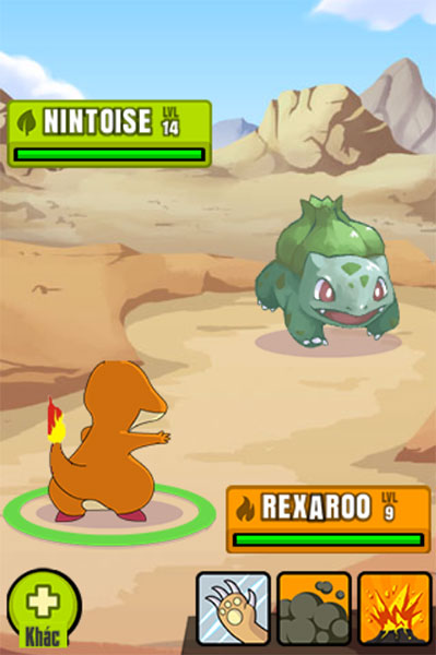 Các loại Pokemon chiến đấu