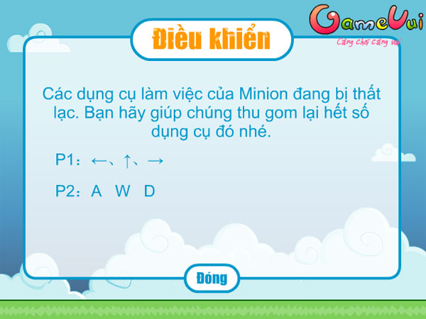 Cách điều khiển trong game Minion phiêu lưu 2