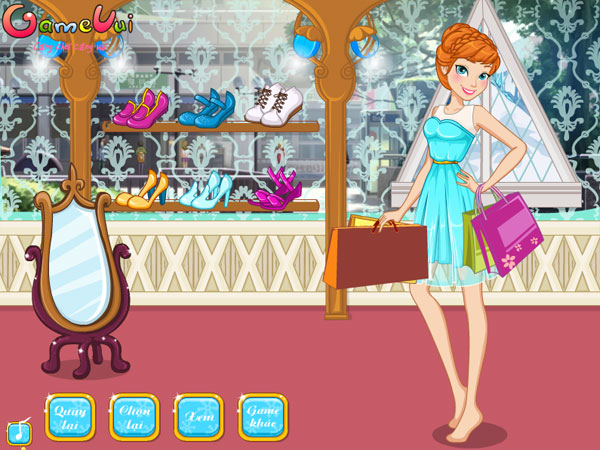Lựa giày cho Anna