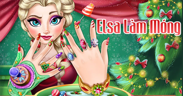 Elsa làm móng
