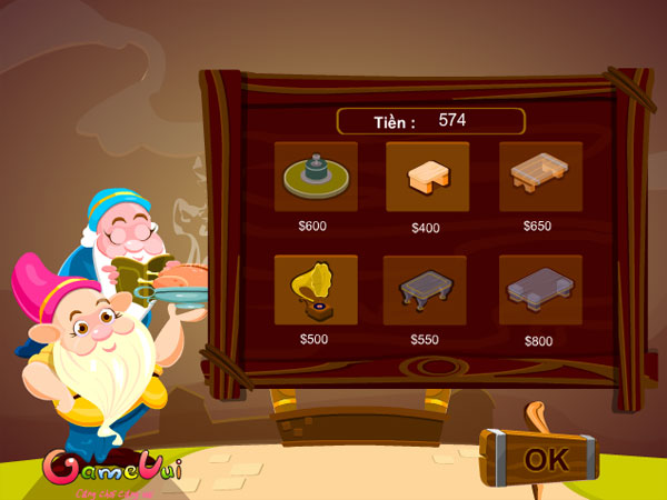 Mua nâng cấp cho nhà hàng chú lùn