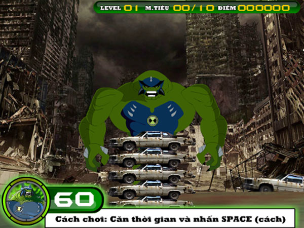 Thể hiện Sức mạnh của Ben 10