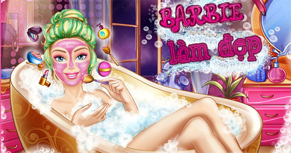 Barbie làm đẹp