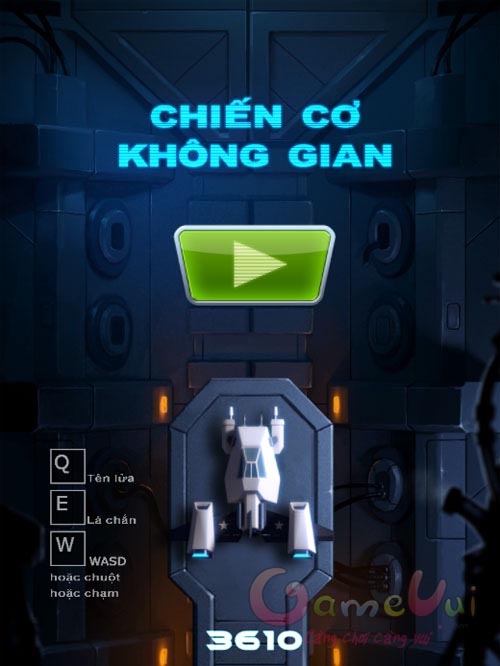 Cách điều khiển Chiến cơ không gian