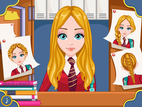 Chọn kiểu Tóc
xinh tới trường