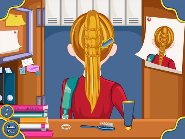 Tạo hình trong Tóc xinh tới trường