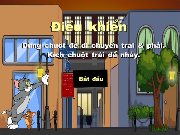 Cách chơi game Tom Jerry trốn chạy zombie