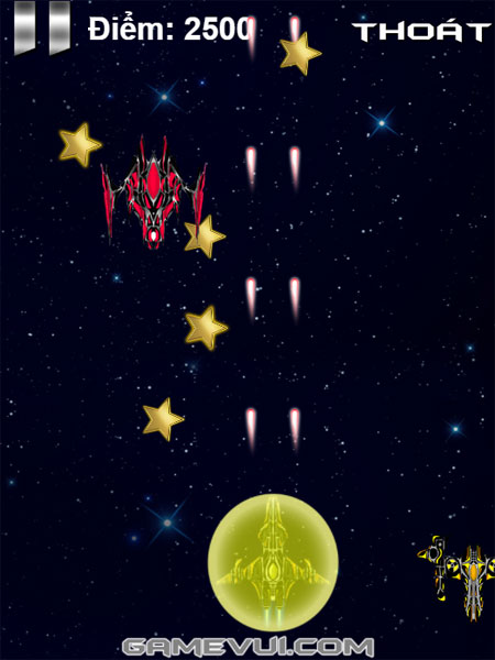 Màn hình chơi game Chiến tranh thiên hà 2