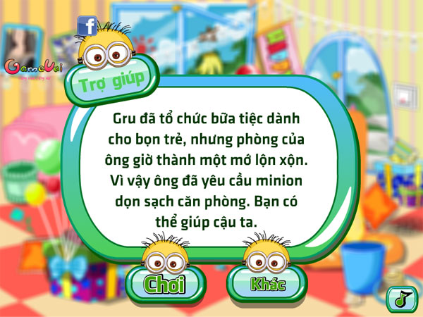 Giới thiệu game Minion dọn nhà