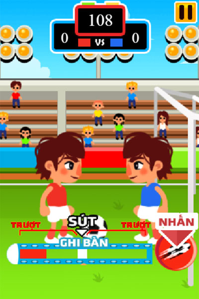 Cố gắng ghi bàn trong Trận bóng điên rồ